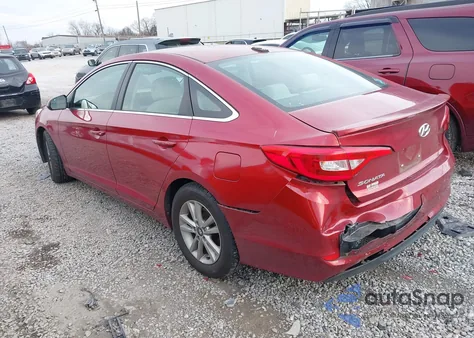 2016 Hyundai Sonata Se from USA, damaged, VIN 5NPE24AF6GH371347